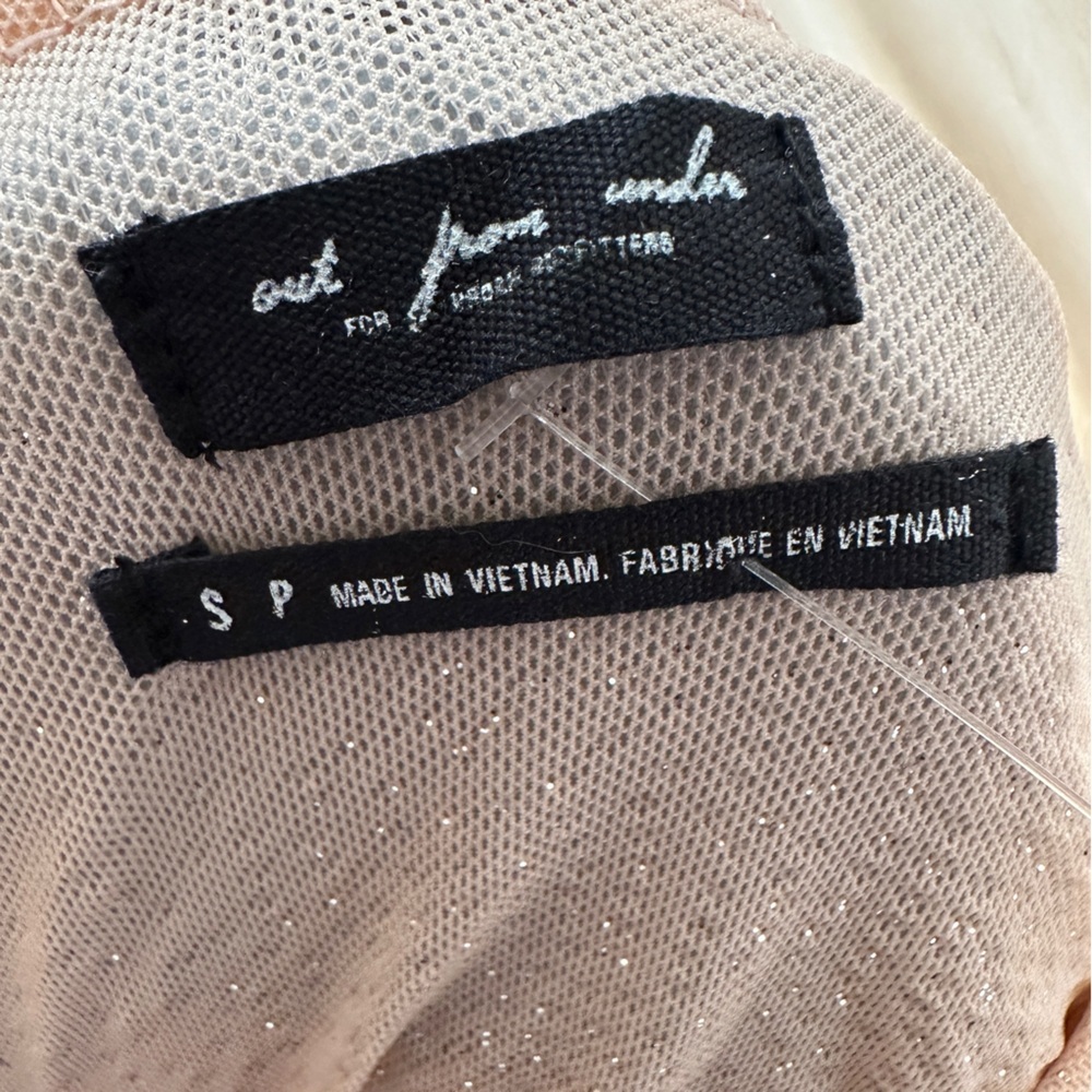 Urban Outfitters Nude Mesh Bodysuit | Size Small - Picture 10 of 11